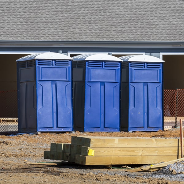 is there a specific order in which to place multiple portable restrooms in Livonia Center